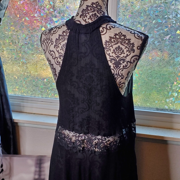 Free People lace trimmed trapeze dress - Picture 6 of 9